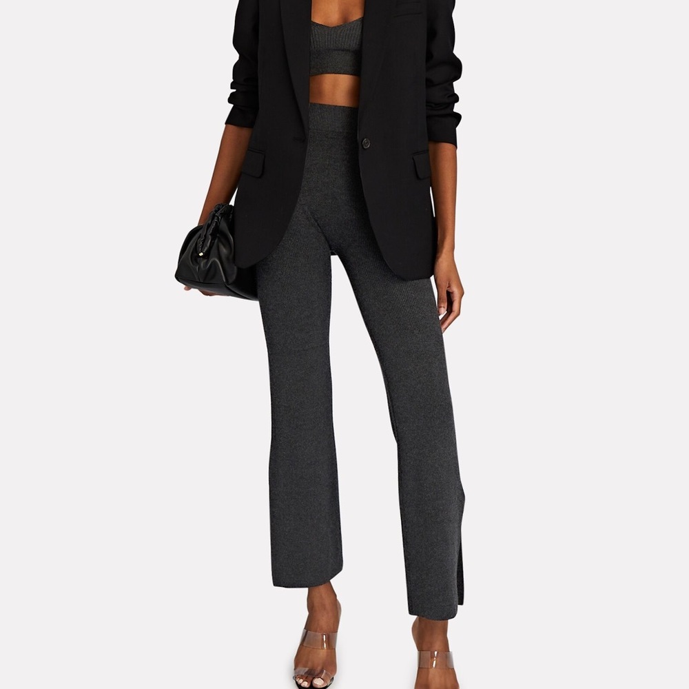 LE ORE-Lodi Flared Knit Pants